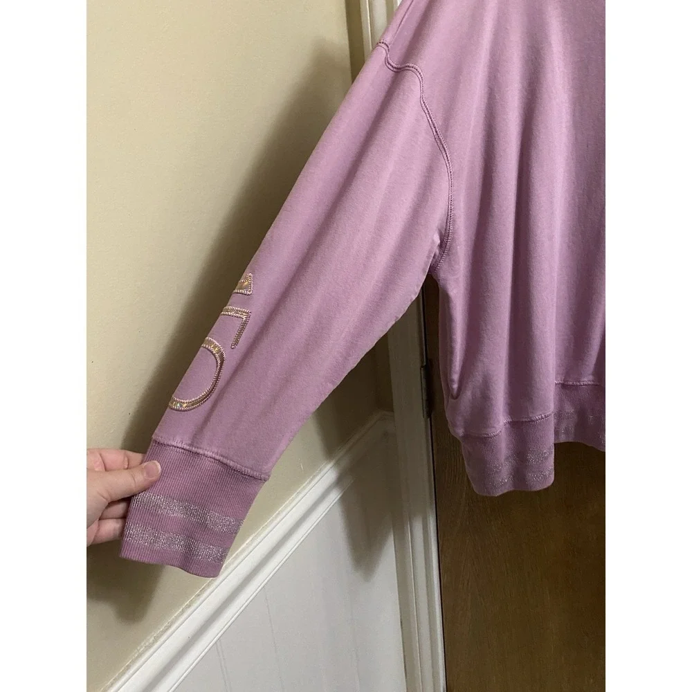Walt Disney World 50th Anniversary PINK Crewneck EARidescent Sweater Women's 2X